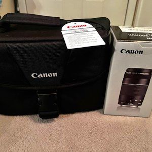 NBU Canon 200ES Shoulder Bag & EF 75-300 mm Zoom Lens (camera not included)